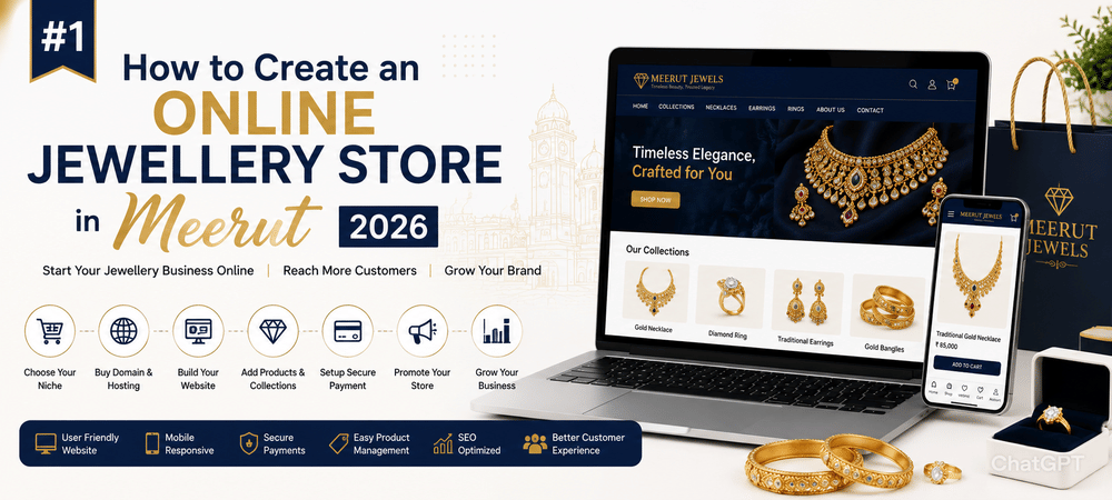 #1How to Create an Online Jewellery Store in Meerut 2026 💍✨