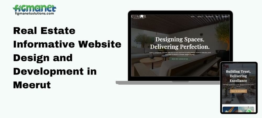 Real Estate Informative Website Design and Development in Meerut - 2026