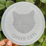 Queer cats car sticker 