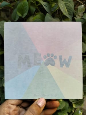 Meow Car sticker 