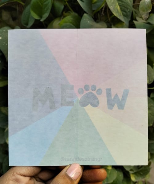 Meow Car sticker 
