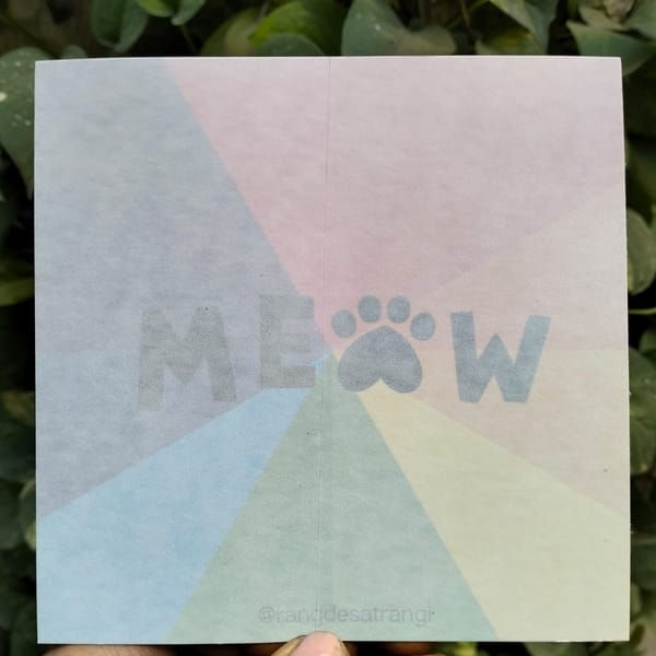 Meow Car sticker 