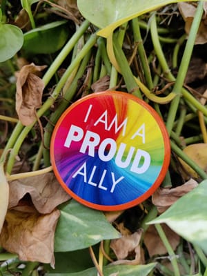 I am a proud ally Badge