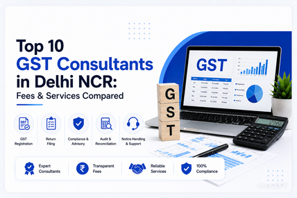 Top 10 GST Consultants in Delhi NCR: Fees & Services Compared 📊💼