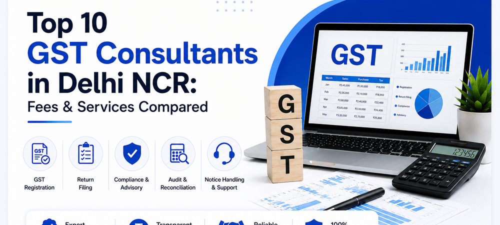 Top 10 GST Consultants in Delhi NCR: Fees & Services Compared 📊💼