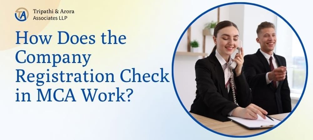 How Does the Company Registration Check in MCA Work? 
