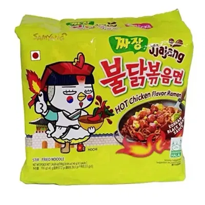 Samyang Buldak Hot Chicken Ramen Jjajang Noodles - 3pkts