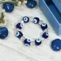Feng Shui Turkish Evil Eye And Diamond Cut Clear Quartz