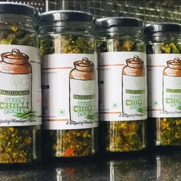 Green Chilli Pickle (Himalayan Organic)