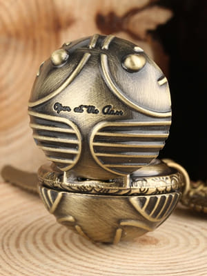 YouBella Pocket Watch Pendant with Chain for Husband Unique Memorable Gift Dual Purpose Stainless Steel Clock for Men (YBWATCH_0032)