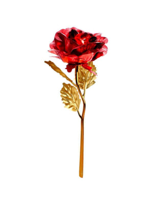 Valentine YouBella Jewellery Combo of Gold Plated Rose Flower and Charm Bangle Bracelet for Girls/Women