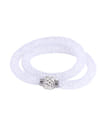 Best Valentine Gifts : YouBella Jewellery Stardust Crystal Bangle Bracelet Cum Necklace for Women and Girls (White)