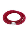Best Valentine Gifts : YouBella Jewellery Stardust Crystal Bangle Bracelet Cum Necklace for Women and Girls (Maroon)