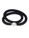 Best Valentine Gifts : YouBella Jewellery Stardust Crystal Bangle Bracelet Cum Necklace for Women and Girls (Black)