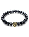YouBella Fashion Jewellery Natural Healing Stones Divine Black and White Beads Daily Fancy Stylish Couple Bracelet for Men/Women/Boys/Girls