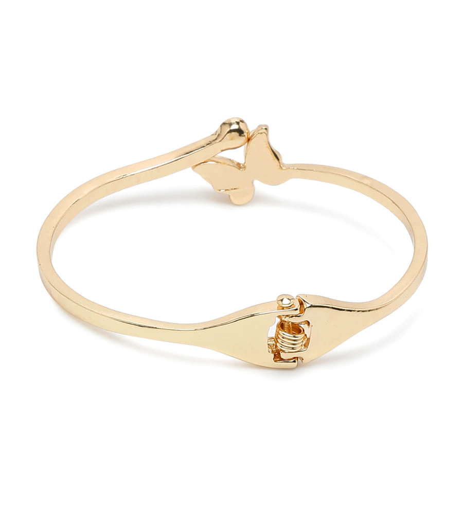 YouBella Jewellery Gold Plated Charm Bracelet Bangle for Girls and Women (Gold) (YBBN_91967)