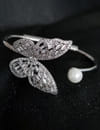 YouBella Jewellery for Women Stylish Celebrity Inspired Crystal Butterfly Shaped Bracelets for Women and Girls