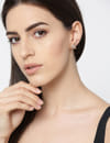 Best Valentine Gifts : YouBella Jewellery AAA Clear Zircon Gold Plated Earrings for Girls and Women