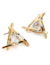 Best Valentine Gifts : YouBella Jewellery AAA Clear Zircon Gold Plated Earrings for Girls and Women