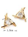 Best Valentine Gifts : YouBella Jewellery AAA Clear Zircon Gold Plated Earrings for Girls and Women
