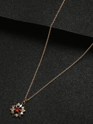 YouBella Women's Fashion Jewellery Stylish and Trendy Pendant/Necklace for Girls and women