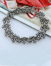 YouBella Jewellery for Women Silver Plated Statement Choker Necklace Jewellery for Girls/Women