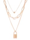 YouBella Women Stylish Latest Design Trendy Multi Layer Necklace Jewellery Gold Plated Multi Strand for Women (Golden) (YBNK_5745)