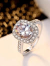 YouBella Valentine Gifts Rose Box with Crystal Ring Silver Plated Ring for Men (Silver and Red) (YBRG_20082)