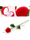 YouBella Valentine Gifts Rose Box with Crystal Ring Silver Plated Ring for Men (Silver and Red) (YBRG_20082)