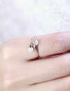 YouBella Valentine Gifts Rose Box with Crystal Ring Silver Plated Ring for Men (Silver and Red) (YBRG_20083)