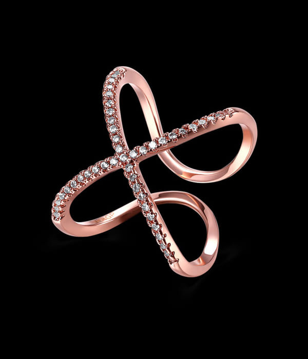 YouBella Jewellery Celebrity Style Gold Plated Ring for Girls and Women (Gold) (YBRG_20206)