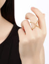 YouBella Jewellery Celebrity Style Gold Plated Ring for Girls and Women (Gold) (YBRG_20206)
