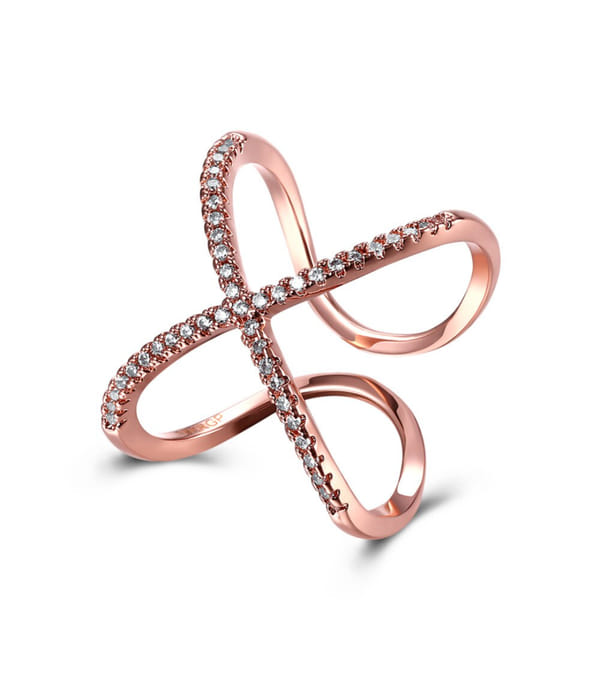 YouBella Jewellery Celebrity Style Gold Plated Ring for Girls and Women (Gold) (YBRG_20206)