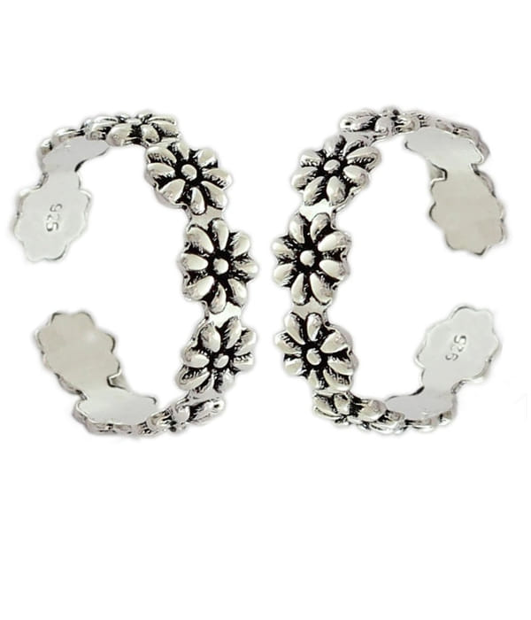 YouBella 925 Sterling Silver Toe Ring for Women
