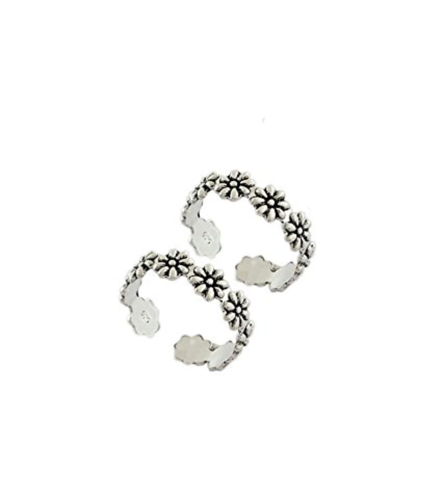 YouBella 925 Sterling Silver Toe Ring for Women