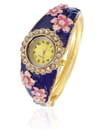 YouBella Luxury 18k Rose Gold Bangle Watch Bracelet Jewellery for Women