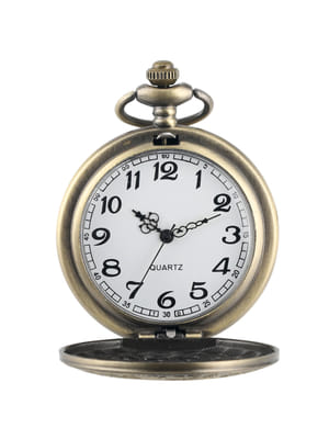YouBella Pocket Watch Pendant with Chain for Husband Unique Memorable Gift Dual Purpose Stainless Steel Clock for Men (YBWATCH_0033)