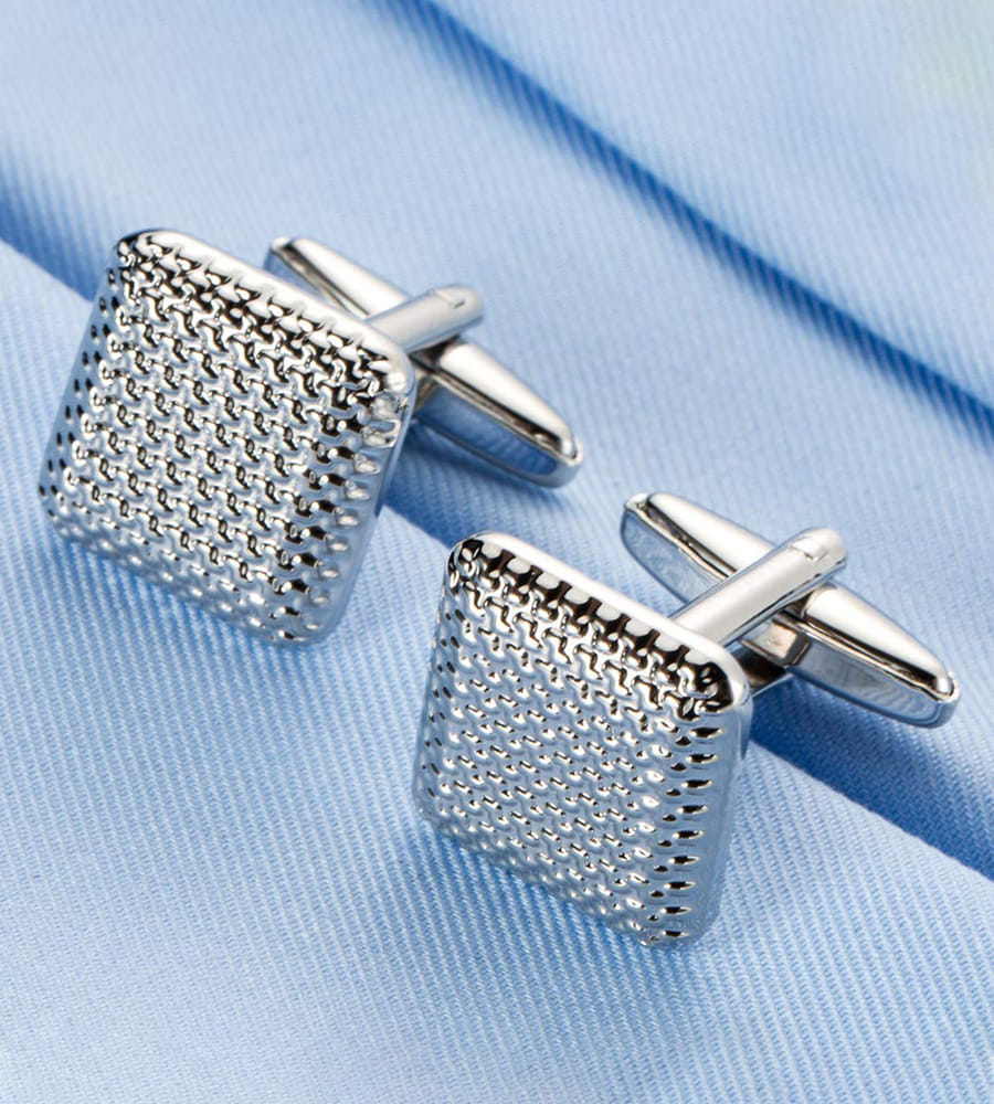 YouBella Jewellery Valentine Gifts for Men Latest Stylish Silver Plated Formal Cuff Links Cufflinks Set for Men