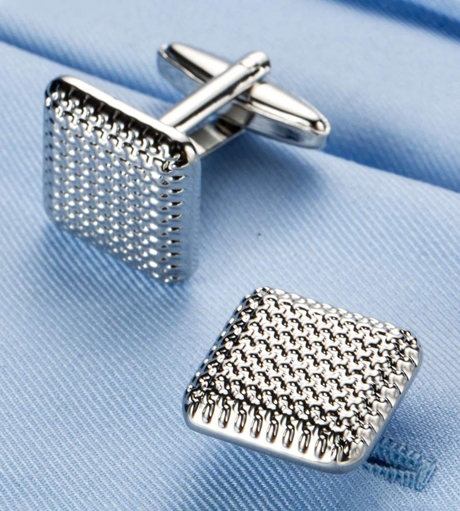 YouBella Jewellery Valentine Gifts for Men Latest Stylish Silver Plated Formal Cuff Links Cufflinks Set for Men