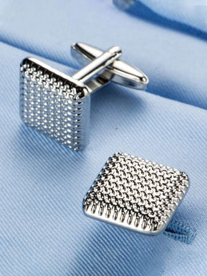 YouBella Jewellery Valentine Gifts for Men Latest Stylish Silver Plated Formal Cuff Links Cufflinks Set for Men