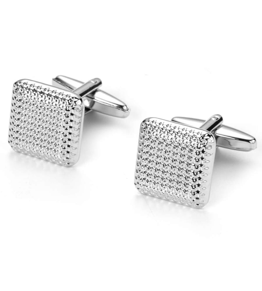 YouBella Jewellery Valentine Gifts for Men Latest Stylish Silver Plated Formal Cuff Links Cufflinks Set for Men