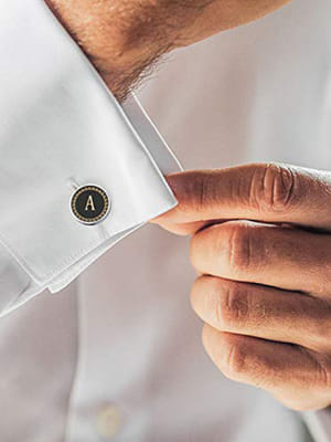 YouBella Jewellery Valentine Gifts for Men Latest Stylish Silver Plated Formal Cuff Links Cufflinks Set for Men