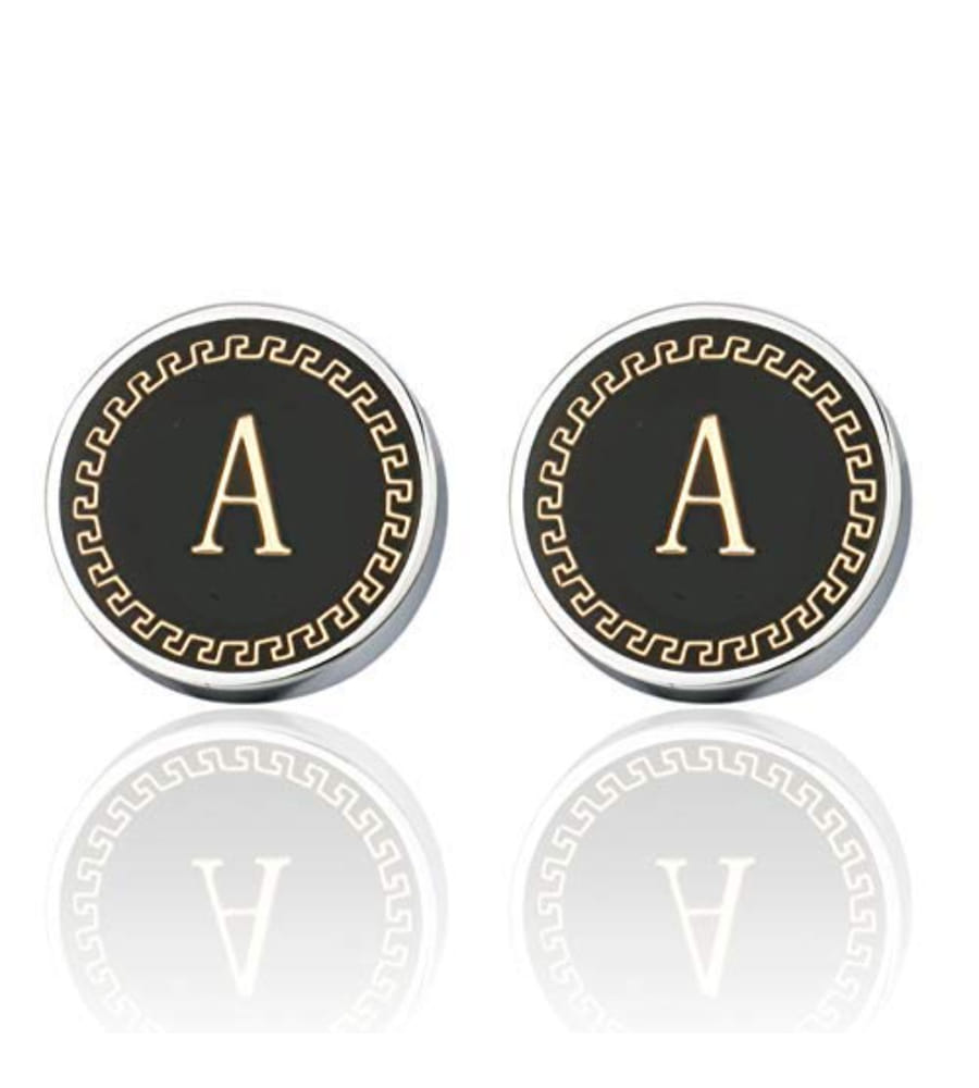YouBella Jewellery Valentine Gifts for Men Latest Stylish Silver Plated Formal Cuff Links Cufflinks Set for Men