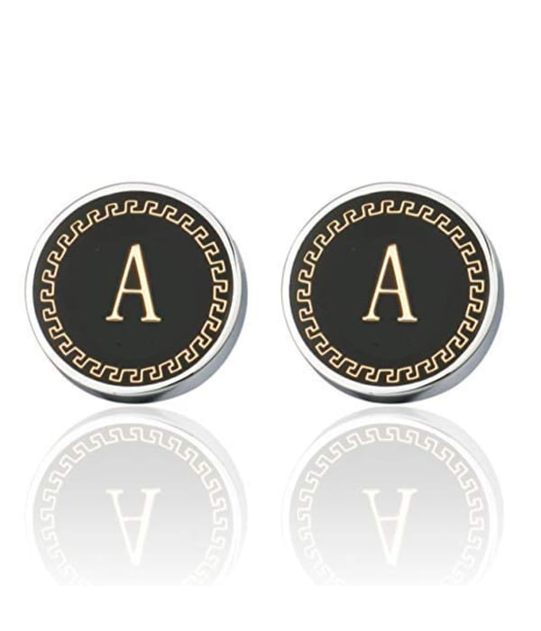 YouBella Jewellery Valentine Gifts for Men Latest Stylish Silver Plated Formal Cuff Links Cufflinks Set for Men