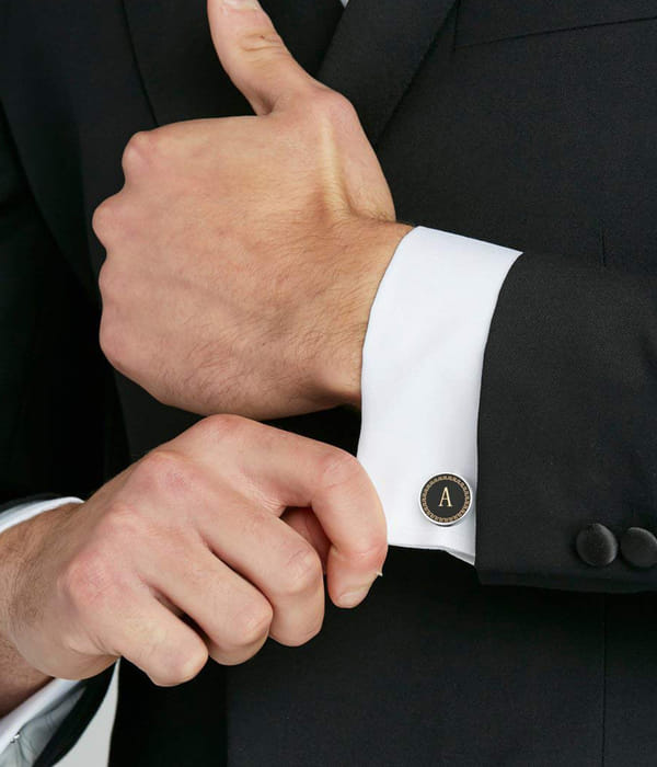 YouBella Jewellery Valentine Gifts for Men Latest Stylish Silver Plated Formal Cuff Links Cufflinks Set for Men