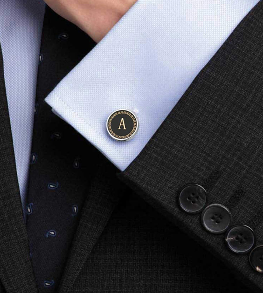 YouBella Jewellery Valentine Gifts for Men Latest Stylish Silver Plated Formal Cuff Links Cufflinks Set for Men