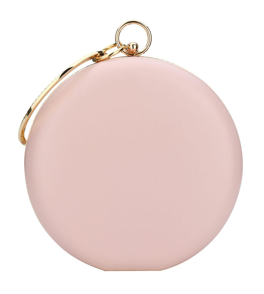 YouBella Jewellery for Women Jewellery Organiser Make up Cosmetics Storage Clutch Purse Box (YB_Clutch_3) (Pink)