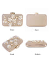 YouBella Jewellery for Women Jewellery Organiser Make up Cosmetics Storage Clutch Purse Box (YB_Clutch_4) (Brown)