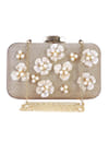 YouBella Jewellery for Women Jewellery Organiser Make up Cosmetics Storage Clutch Purse Box (YB_Clutch_4) (Brown)