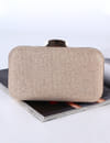 YouBella Jewellery for Women Jewellery Organiser Make up Cosmetics Storage Clutch Purse Box (YB_Clutch_4) (Brown)